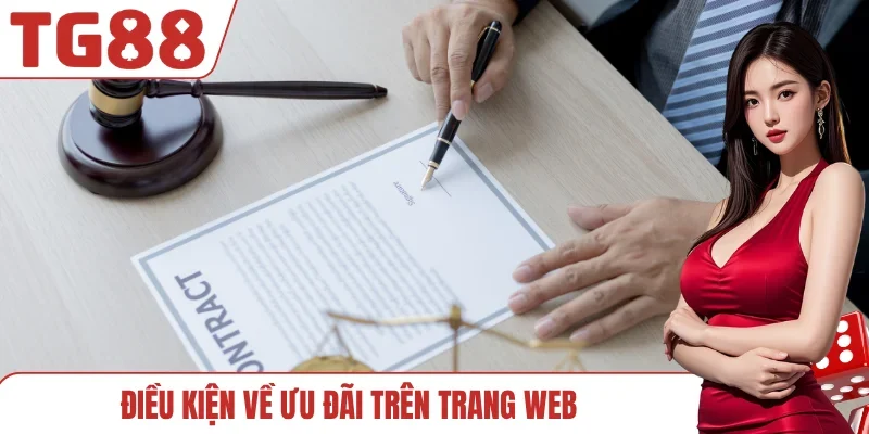 Điều kiện về ưu đãi trên trang web