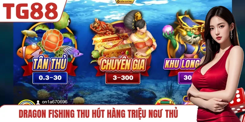 Dragon Fishing thu hút hàng triệu ngư thủ