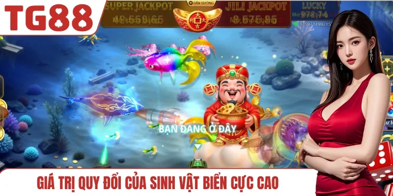 Giá trị quy đổi của sinh vật biển cực cao