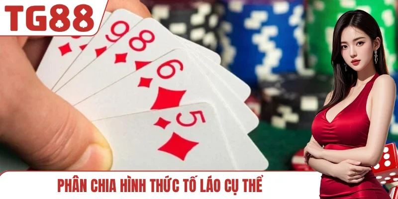 Phân chia hình thức tố láo cụ thể